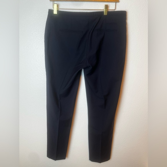 The Kooples Mohair and Wool Dark Blue Cropped Trousers Size EU 40 - Picture 3 of 7